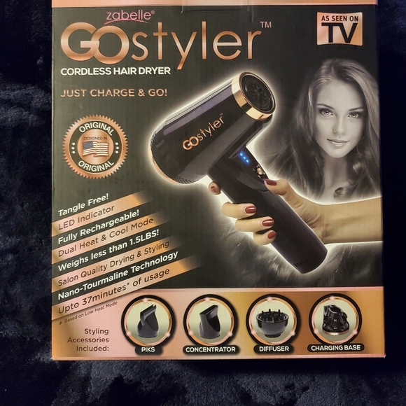 As Seen On TV Hair Go Styler Cordless Blowdryer Poshmark